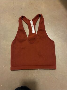 Free people movement Ribbed Racerback - Rust
